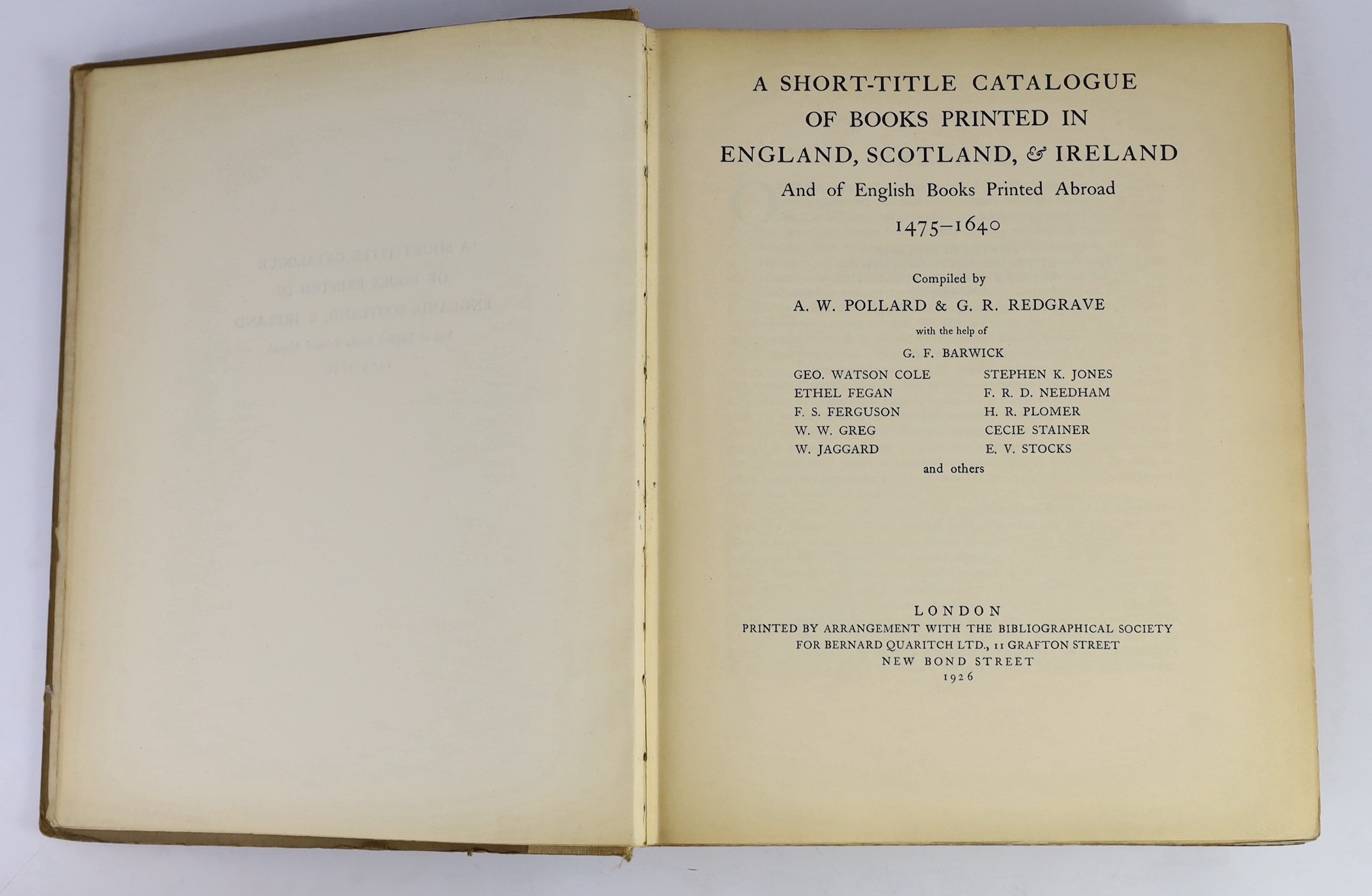 Books on books: Praz,Mario: Studies in Seventeenth-Century Imagery(including a, bibliography of Emblem Books), Roma: Edizioni di Storia e Letteratura; 1964, 4to, 2nd edition, 1 vol., 607pp+{2}